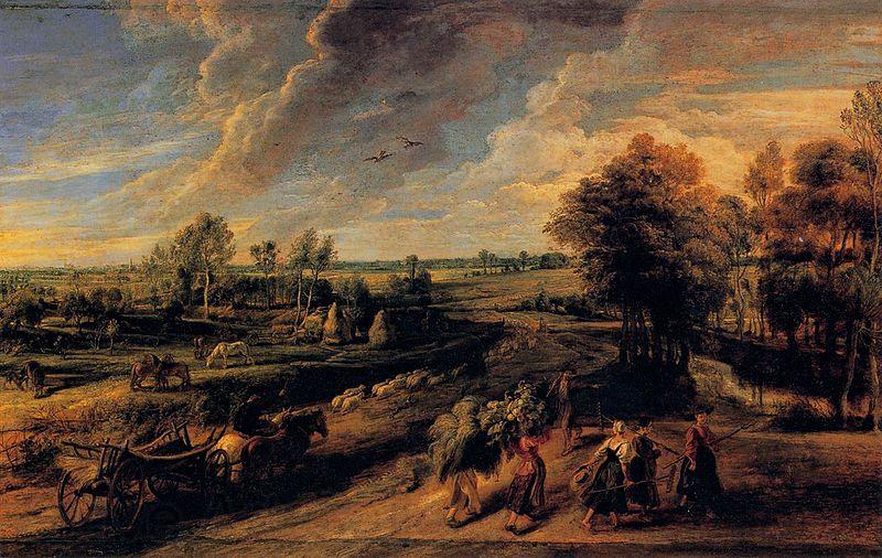Peter Paul Rubens Return from the Fields